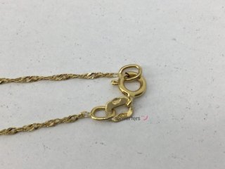 cadena oro 18k 20cm