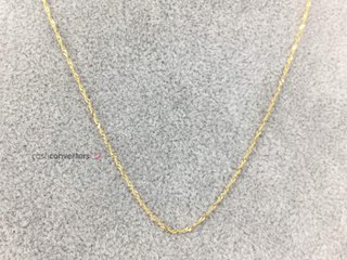 cadena oro 18k 20cm