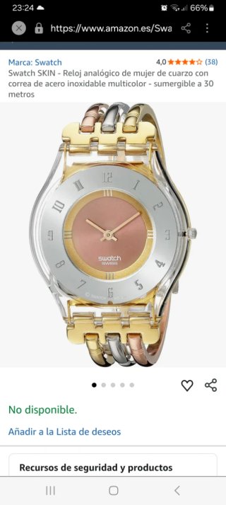 Reloj Swatch tricolor