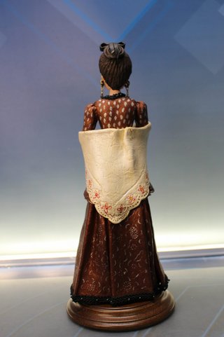 Baturra. Figura de pasta. Traje regional Aragón.