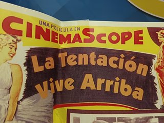 lobbycard original, La tentacion vive arriba 41x30 cm