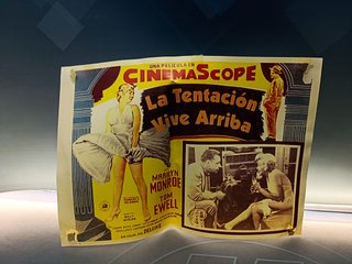 lobbycard original, La tentacion vive arriba 41x30 cm