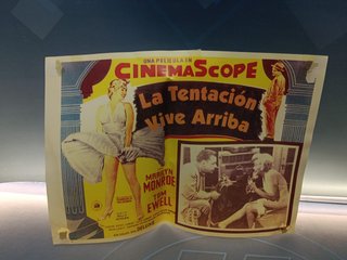 lobbycard original, La tentacion vive arriba 41x30 cm
