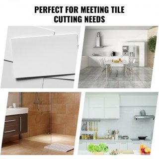 Cortadora de Azulejos Manual, 1200mm, Cortadora de Azulejos de Porcelana Cerámica con Rueda de Corte de Carburo de Tungsteno, Posicionamiento Infrarrojo, Pies Antideslizantes, Doble Riel para inst...