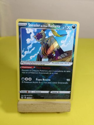 Carta Pokémon Sneasler de Hisui Radiante *Shiny*
