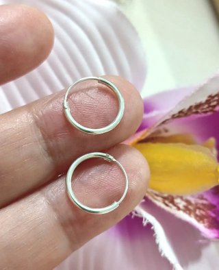 Real  Plata de Ley aros 12mm