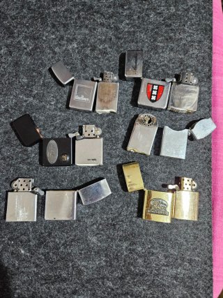 Lote de 6 mecheros Zippo y otros