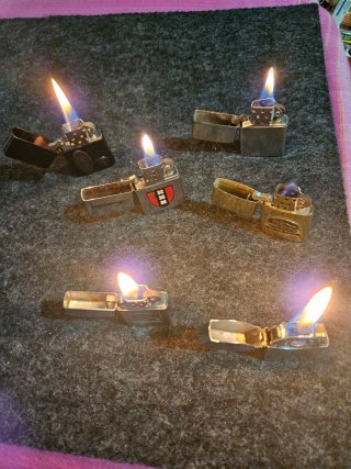 Lote de 6 mecheros Zippo y otros