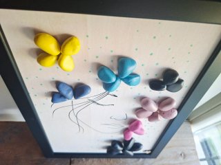 Quadro sassi Pebble Art viso donna
