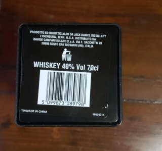 Scatola di Latta Jack Daniel's Old No.7 - Vuota