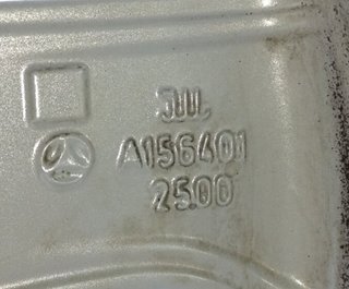Mercedes-benz a1564012500 llanta clase gla 2240139