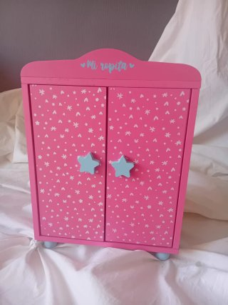 Muñecas 30 cm litera armario