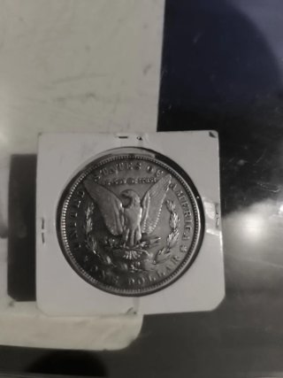 Moneda de Plata Antigua One Dollar