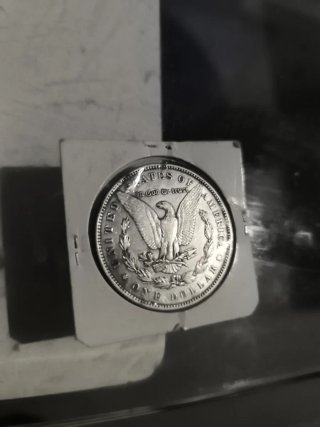 Moneda de Plata Antigua One Dollar