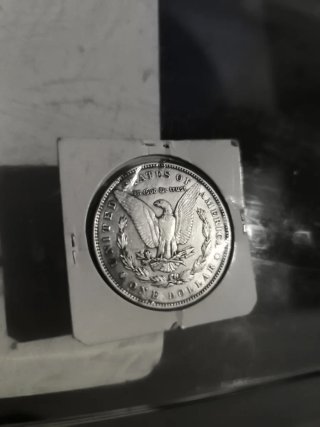 Moneda de Plata Antigua One Dollar