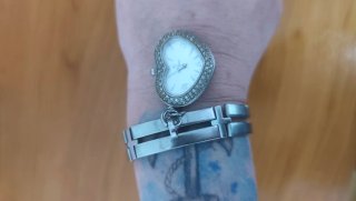 Reloj Paul Versan Corazón Plata