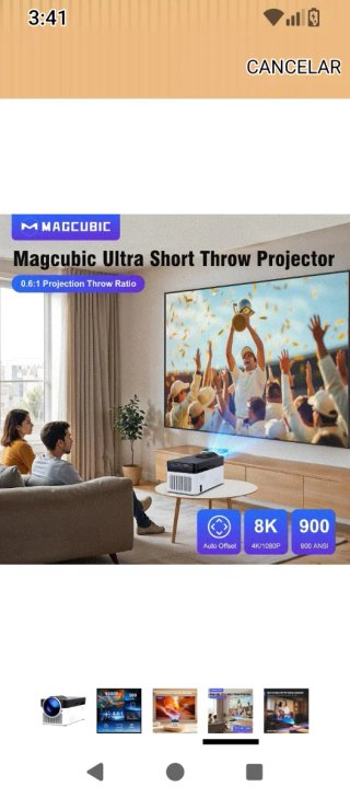 Proyector MAGCUBIC LED 8K Ultra Short Throw
