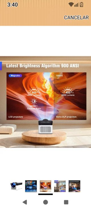 Proyector MAGCUBIC LED 8K Ultra Short Throw