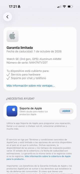 Apple Watch SE 3 Beige/Plata