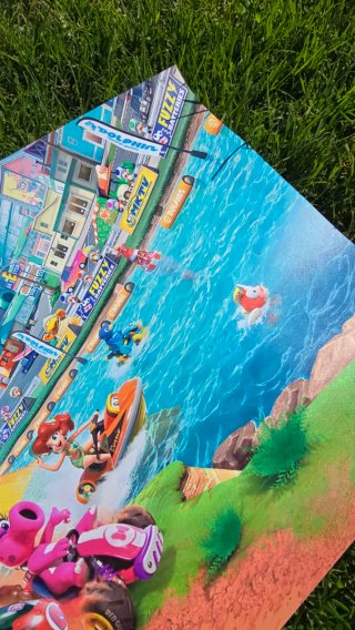 Super Mario Kart World Poster PVC 106x35cm