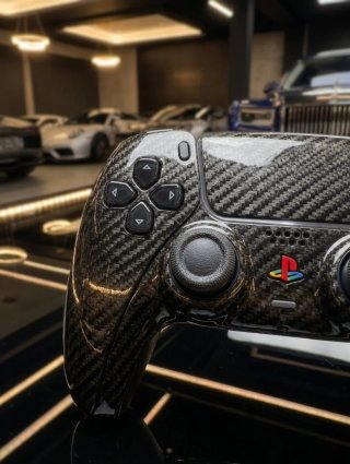 Mando PS5 Carbono