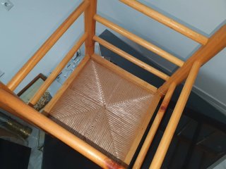 Sillas costureras de madera