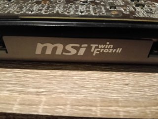MSI GTX 580 2GB Tarjeta Gráfica Funciona perfectam