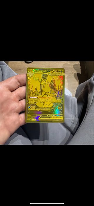 Carta Pokémon Mega Dragonite EX Dorada