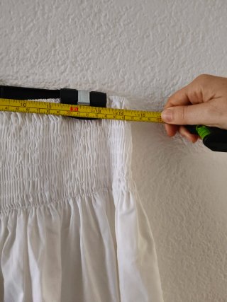 Falda Zara Blanca Larga Talla S nueva