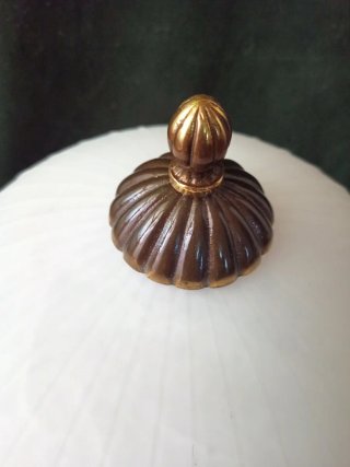 Lámpara de Sobremesa de Bronce "Art Nouveau"
