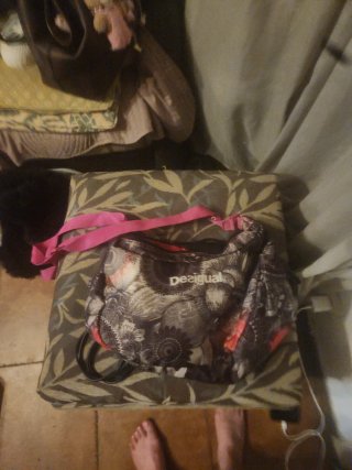Bolso Desigual Multicolor y Rosa