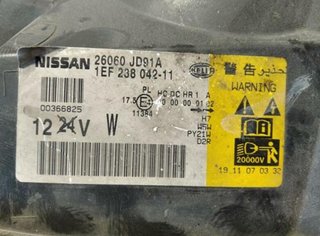 Nissan 58090 26060jd91a faro izquierdo qashqai 2.0
