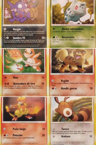 Lote (bulk) Cartas Pokemon español