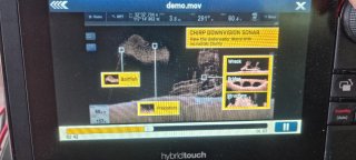 Raymarine ES78 Plotter Sonda