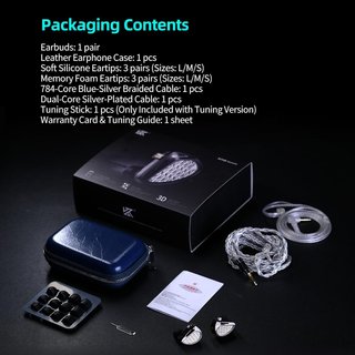 KZA COUSTICS Sonata Auriculares IEM 28BA 3.5mm