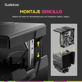 SUDOKOO SK700V MACH Disipador CPU 7HP 280WPantalla