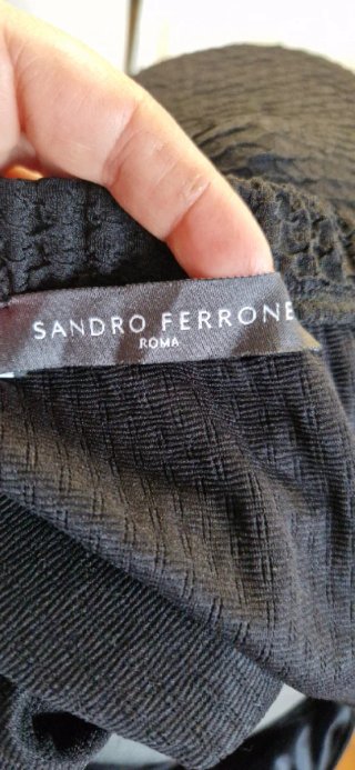 Vestito nero corto Sandro Ferrone