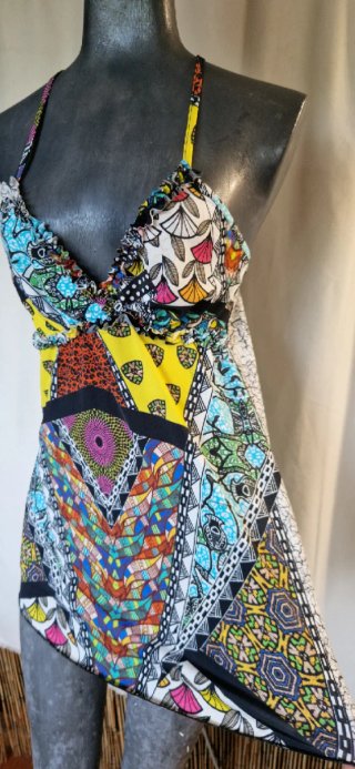 Maglietta donna fantasia talco