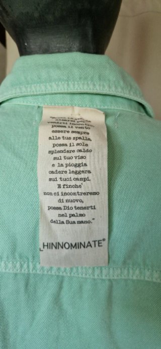 Giacca Jeans Hinnominate Verde Menta M