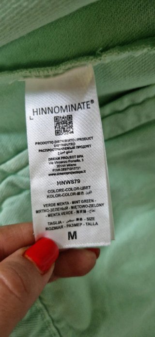 Giacca Jeans Hinnominate Verde Menta M