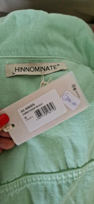Giacca Jeans Hinnominate Verde Menta M