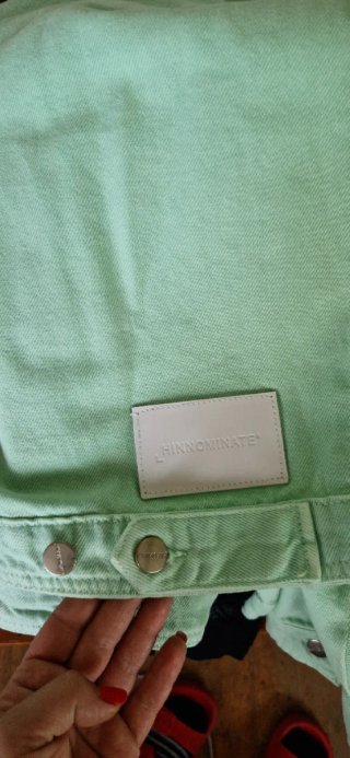 Giacca Jeans Hinnominate Verde Menta M
