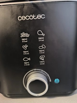 Freidora aceite Cecotec 1.5L