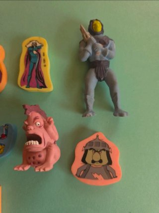 Gommini vintage personaggi cartoni animati