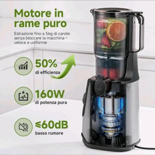AMZCHEF Estrattore Succo e Spremiagrumi