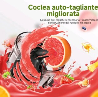 AMZCHEF Estrattore Succo e Spremiagrumi