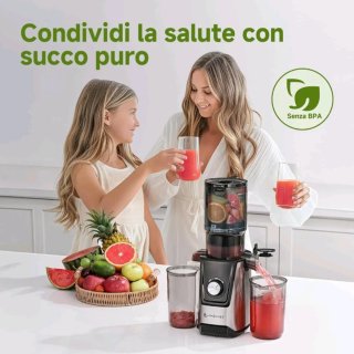 AMZCHEF Estrattore Succo e Spremiagrumi