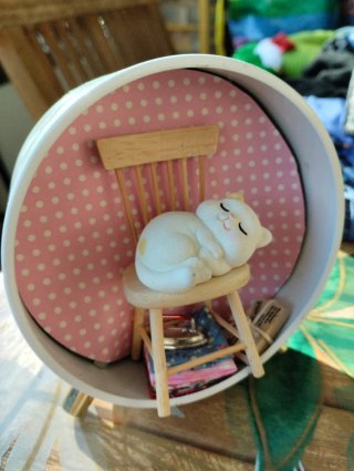 Sveglia decorativa gattino dormiente!