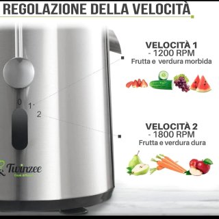 Centrifuga Twinzee Frutta e Verdura, Spremiagrumi