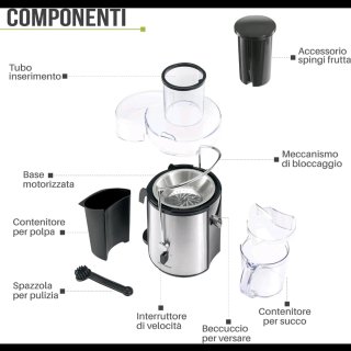 Centrifuga Twinzee Frutta e Verdura, Spremiagrumi